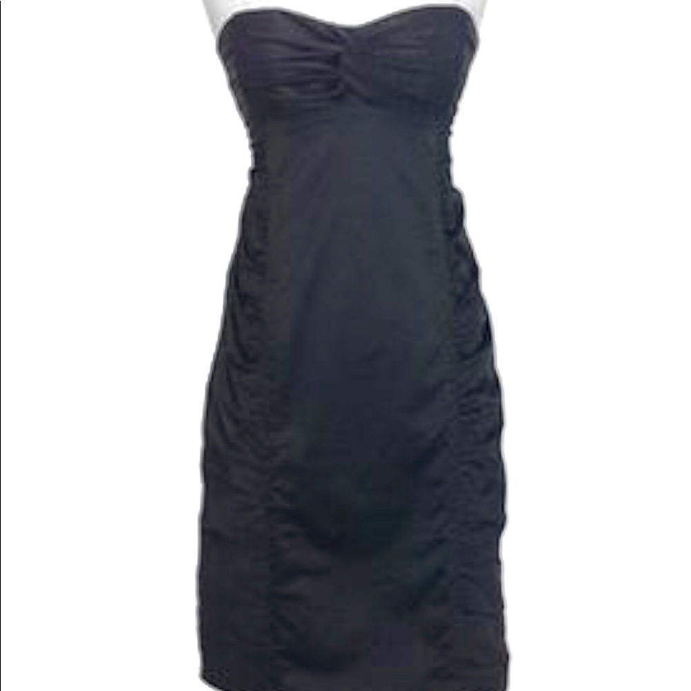 Black Nanette Lapore Cotton Blend Dress